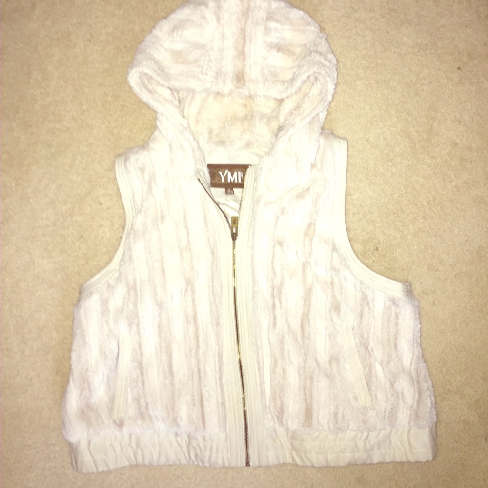 Fux Fur Full Zip Vest